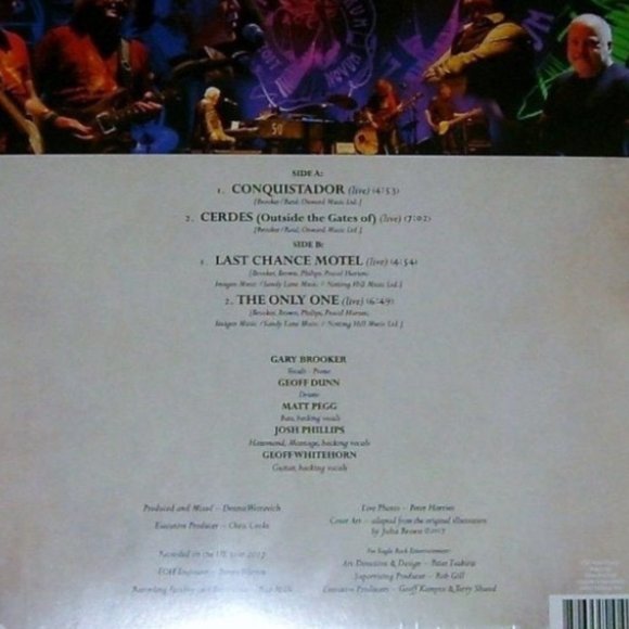 Procol Harum The One & Only One 10" Vinyl ~ RSD 2017 Ltd Ed Color Vinyl ~Sealed! - Picture 4 of 4